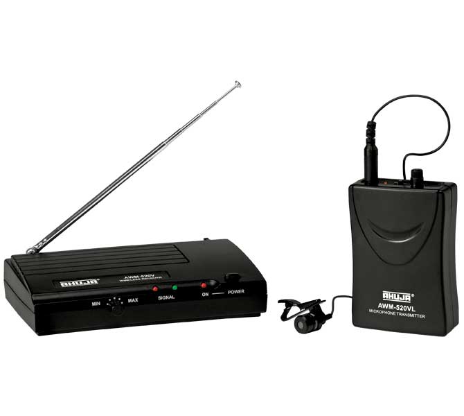 ELEGENT & AFFORDABLE SINGLE CHANNEL VHF WIRELESS MIC STAGE,ETC - AWM520VL